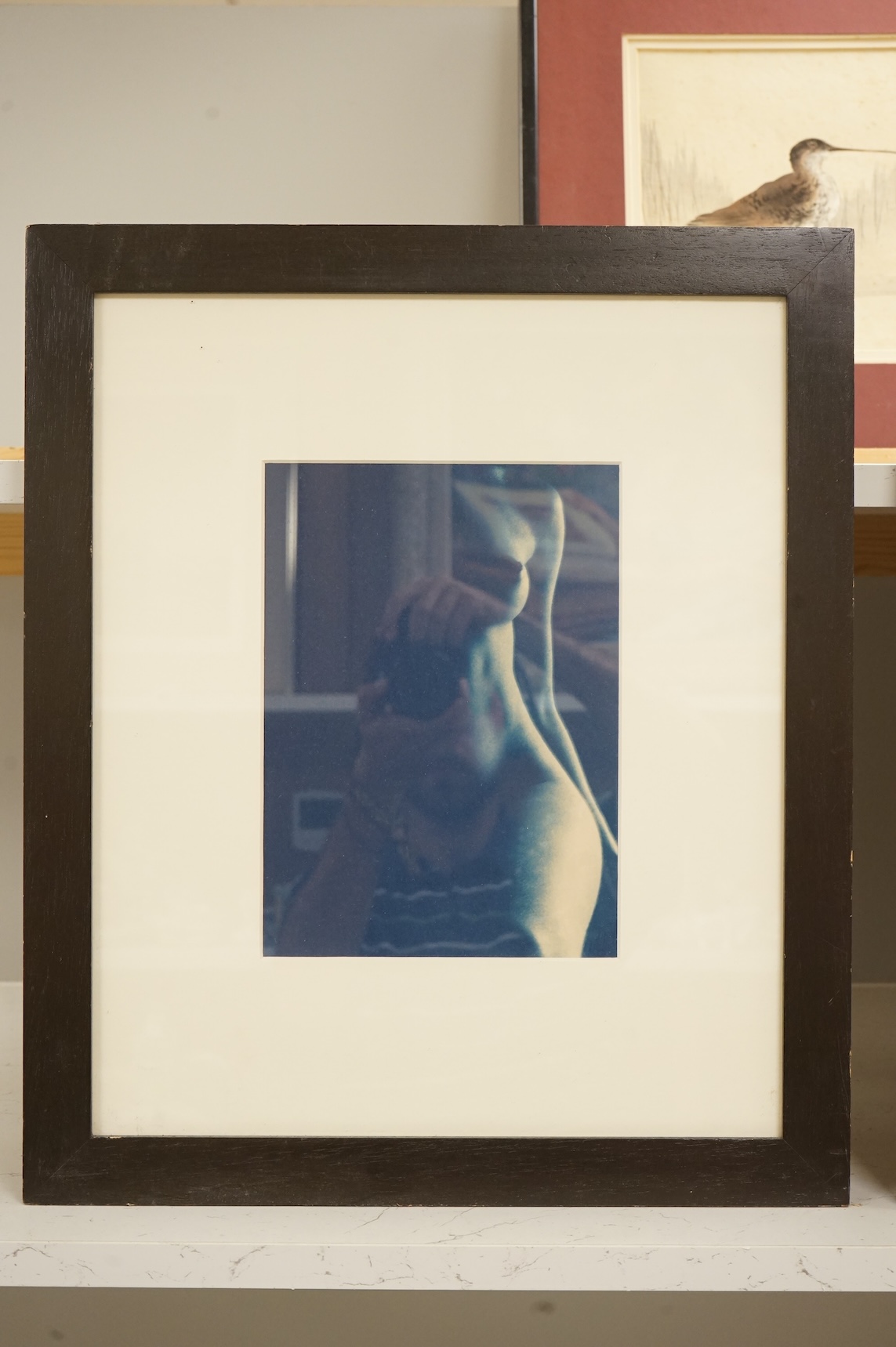 Allan Jenkins (contemporary), 'Jenny torso 2000' and 'Charlotte's profile', 1999, each signed, titled, dated and numbered in pencil verso, pair of toned cyanotype prints, each with labels verso, 24 x 19cm